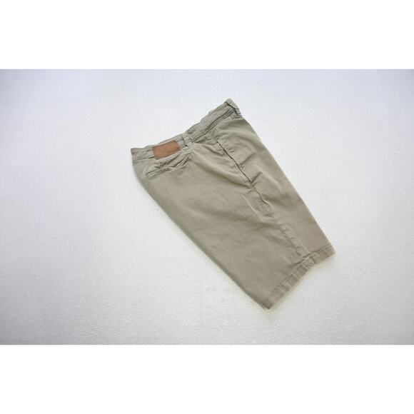 Mavi Jeans Matteo Stretch Shorts Gray Flat Khaki Chinos Mens Size 32 - Picture 1 of 7